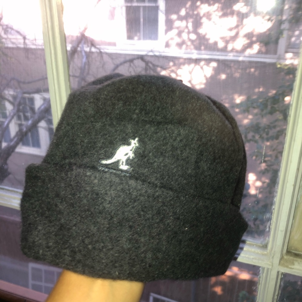 Kangol Charcoal Knit Hat